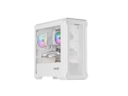 Obudowa Genesis Irid 503 ARGB Lite Matx Mini Tower z oknem Biała