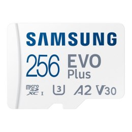 Karta pamięci Samsung EVO Plus 2024 microSDXC 256GB UHS-I U3 A2 V30 + adapter