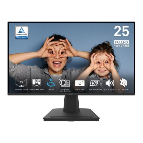 Monitor MSI 24,5" PRO MP252 HDMI DP głośniki