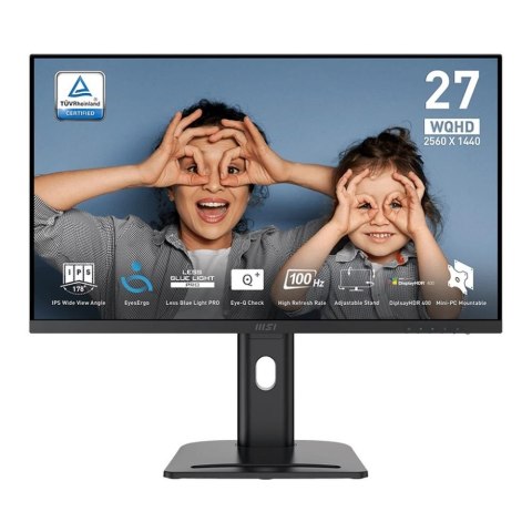 Monitor MSI 27" PRO MP273QP E2 IPS WQHD 100Hz 2xHDMI DP głośniki