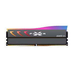 Pamięć DDR5 Silicon Power XPOWER Storm RGB Gaming 16GB (1x16GB) 6400MHz CL32 1.4V UDIMM Gray