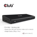 CLUB3D CSV-1562 stacja dokująca Dokujący USB 3.2 Gen 1 (3.1 Gen 1) Type-C Czarny