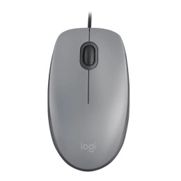 Mysz przewodowa Logitech M110 optyczna szara