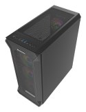 Obudowa NATEC Genesis Irid 505 ARGB NPC-1518 (ATX. Micro ATX. Mini ITX; kolor czarny)