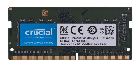 Pamięć RAM Crucial 4GB DDR4 2400MHz