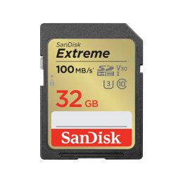 SANDISK EXTREME SDHC 32 GB 100/60 MB/s C10 V30 UHS-