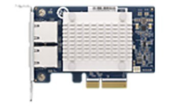 Qnap QXG-5G2T-111C, 2x 5GbE, PCIe Gen3 x1, Low-profile /Full-height