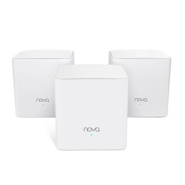 Tenda NOVA MW5G(3-PACK) siatkowy system wi-fi Dual-band (2.4 GHz/5 GHz) Wi-Fi 5 (802.11ac) Biały 2 Wewnętrzne