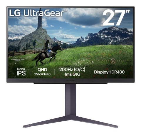 LG 27GS85QX-B monitor komputerowy 68,6 cm (27") 2560 x 1440 px Quad HD LCD Czarny