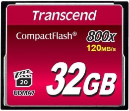 MEMORY COMPACT FLASH 32GB/800X TS32GCF800 TRANSCEND