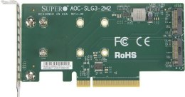 SERWER AKCESORIA NVME AOC CARD AOC-SLG3-2M2-O SUPERMICRO