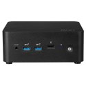 MSI Cubi NUC 1M-003EU Intel Core 3 100U 8 GB DDR5-SDRAM 512 GB SSD Windows 11 Pro Czarny