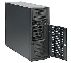 Supermicro SuperChassis 733TQ-668B Midi Tower Czarny 668 W