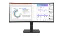 LG 34BQ77QB-B monitor komputerowy 86,4 cm (34") 3440 x 1440 px UltraWide Quad HD LED Czarny