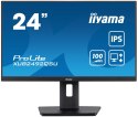 Iiyama ProLite XUB2492QSU-B1 monitor komputerowy 60,5 cm (23.8") 2560 x 1440 px Wide Quad HD LED Czarny