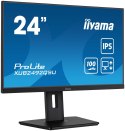 Iiyama ProLite XUB2492QSU-B1 monitor komputerowy 60,5 cm (23.8") 2560 x 1440 px Wide Quad HD LED Czarny