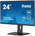 Iiyama ProLite XUB2492QSU-B1 monitor komputerowy 60,5 cm (23.8") 2560 x 1440 px Wide Quad HD LED Czarny