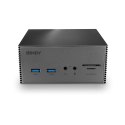 Lindy 43378 stacja dokująca Przewodowa USB 3.2 Gen 2 (3.1 Gen 2) Type-C Szary