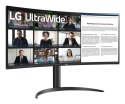 LG 34WR55QK-B monitor komputerowy 86,4 cm (34") 3440 x 1440 px Wide Quad HD Czarny