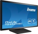 Iiyama ProLite T2452MSC-B1 monitor komputerowy 60,5 cm (23.8") 1920 x 1080 px Full HD LCD Ekran dotykowy Przeznaczony dla wielu 