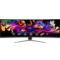 MSI MPG 491CQPDE QD-OLED monitor komputerowy 124,5 cm (49") 5120 x 1440 px DQHD Czarny