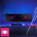 MSI MPG 491CQPDE QD-OLED monitor komputerowy 124,5 cm (49") 5120 x 1440 px DQHD Czarny