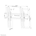 Neomounts WL35-350BL12 uchwyt / stojak do monitorów 139,7 cm (55") Ściana Czarny