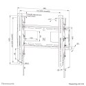 Neomounts WL35-750BL14 uchwyt do telewizorów 190,5 cm (75") Czarny