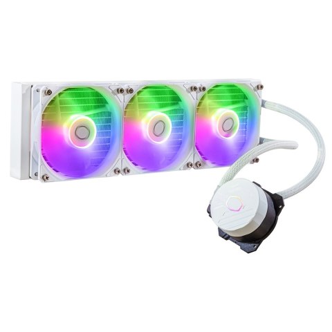 Cooler Master MasterLiquid 360L Core ARGB White Procesor Liquid cooling kit 12 cm Biały