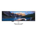 DELL UltraSharp U4924DW LED display 124,5 cm (49") 5120 x 1440 px 5K Ultra HD LCD Czarny, Srebrny