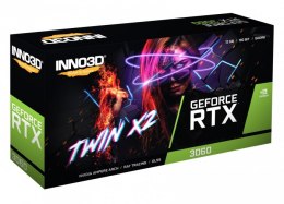 Karta graficzna INNO3D GeForce RTX 3060 TWIN X2 12GB GDDR6 (WYPRZEDAŻ)