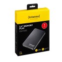 Intenso 2.5" Memory Play USB 3.0 1TB zewnętrzny dysk twarde 5400 RPM 2.5" Micro-USB B 3.2 Gen 1 (3.1 Gen 1) Czarny