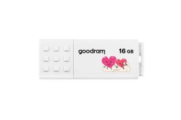 Pendrive GoodRam UME3-0160W0R11-V (16GB; USB 3.0; kolor biały) VALENTINE