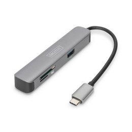 Stacja dokująca DIGITUS USB-C, 5 portów, 4K/30 Hz, HDM