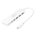 Stacja dokująca j5create USB-C Multi-Port Hub with Power Delivery 1xHDMI/2xUSB 3.1/1xUSB-C/Card Reader/1x3.5mm audio/mic combo j