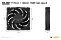 CASE FAN 120MM SILENT WINGS 4/BL094 BE QUIET