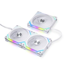 Lian Li UNI FAN SL120 V2 RGB PWM Fan, Triple-pack White