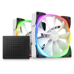 NZXT Aer RGB 2, wentylator PWM, 140mm, 2 szt. - biały