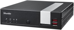 Shuttle XP? slim DL20N6V2 komputer typu barebone Wielkość PC 1.35L Czarny N6005 Intel SoC BGA 1090 2 GHz