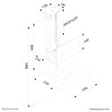 Neomounts CPU-D200BLACK uchwyt do komputera Uchwyt na procesor montowany na biurku Czarny