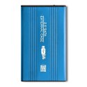 Obudowa zewnętrzna Qoltec do dysków HDD/SSD 2.5" SATA3/USB 3.0 (niebieska)