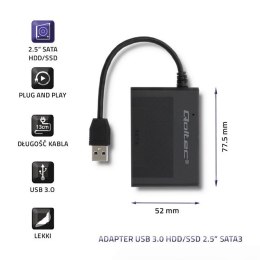 Qoltec Adapter USB 3.0 do dysków HDD/SSD 2.5