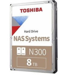 Toshiba N300 NAS dysk twardy 8 TB 7200 RPM 256 MB 3.5