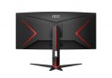 AOC G2 CU34G2X/BK monitor komputerowy 86,4 cm (34") 3440 x 1440 px Quad HD LED Czarny