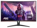 AOC Gaming CQ32G2SE/BK LED display 80 cm (31.5") 2560 x 1440 px 2K Ultra HD Czarny, Czerwony