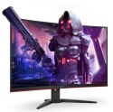 AOC Gaming CQ32G2SE/BK LED display 80 cm (31.5") 2560 x 1440 px 2K Ultra HD Czarny, Czerwony