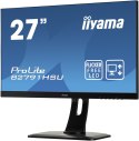 Monitor IIYAMA ProLite B2791HSU-B1 (27"; TN; FullHD 1920x1080; DisplayPort, HDMI, VGA; kolor czarny)