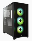 Corsair iCUE 4000X RGB Midi Tower Czarny