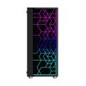 GEMBIRD OBUDOWA FORNAX 2500 MIDI-TOWER (1X USB 3.0, 2X USB 2.0, HD AUDIO, SZKLANY PANEL BOCZNY) CZARNA