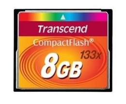 KOMPAKTOWA PAMIĘĆ FLASH 8GB 133X TS8GCF133 TRANSCEND